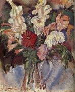 Jules Pascin Flower and vase oil painting on canvas